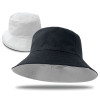 Reversible School Bucket Hats Black White